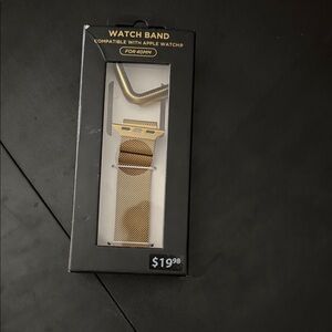 Gold Mesh Watch Band for Apple Watch